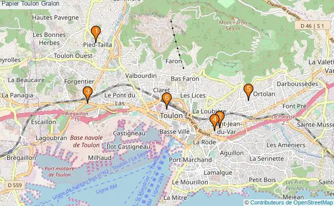 plan Papier Toulon Associations papier Toulon : 8 associations