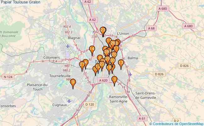 plan Papier Toulouse Associations papier Toulouse : 50 associations