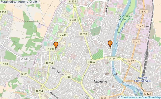 plan Paramédical Auxerre Associations paramédical Auxerre : 4 associations