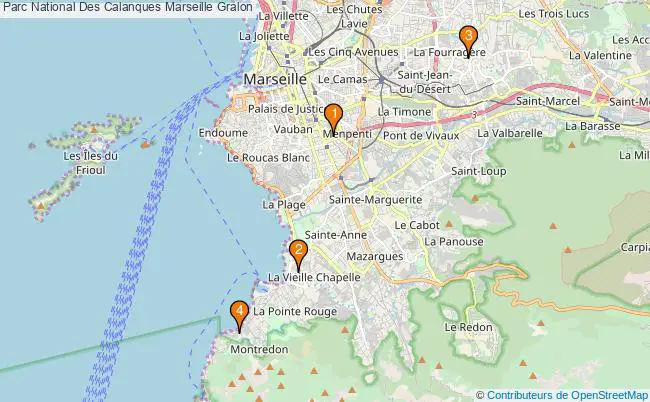 plan Parc National Des Calanques Marseille Associations Parc National Des Calanques Marseille : 5 associations
