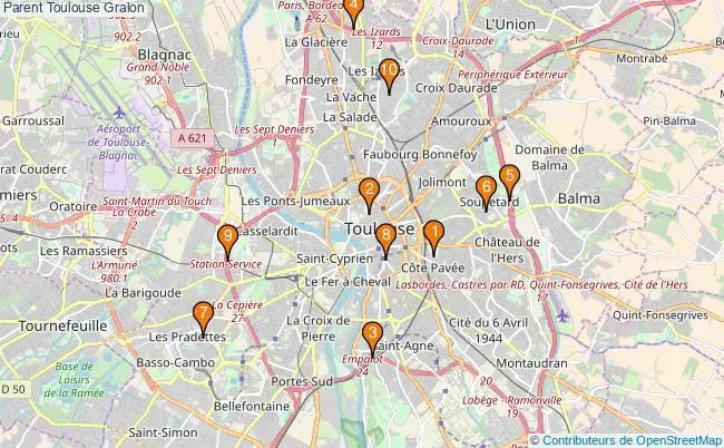 plan Parent Toulouse Associations Parent Toulouse : 12 associations
