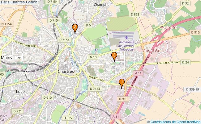 plan Paris Chartres Associations Paris Chartres : 3 associations