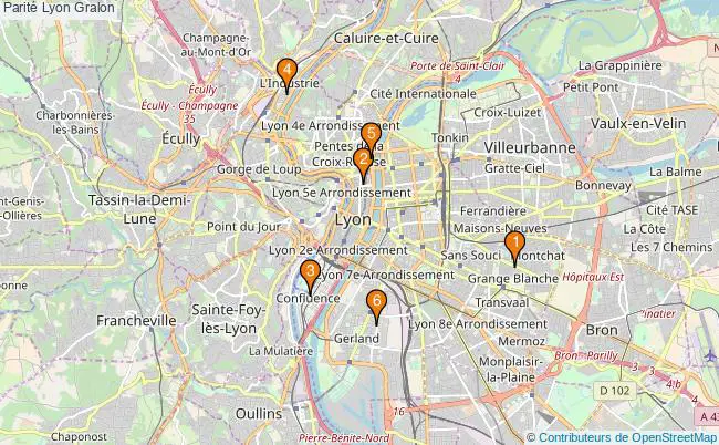 plan Parité Lyon Associations parité Lyon : 8 associations