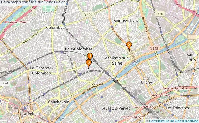 plan Parrainages Asnières-sur-Seine Associations parrainages Asnières-sur-Seine : 2 associations
