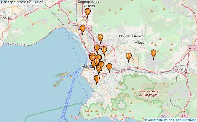 plan Partages Marseille Associations Partages Marseille : 24 associations