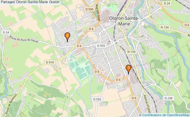 plan Partages Oloron-Sainte-Marie Associations Partages Oloron-Sainte-Marie : 4 associations