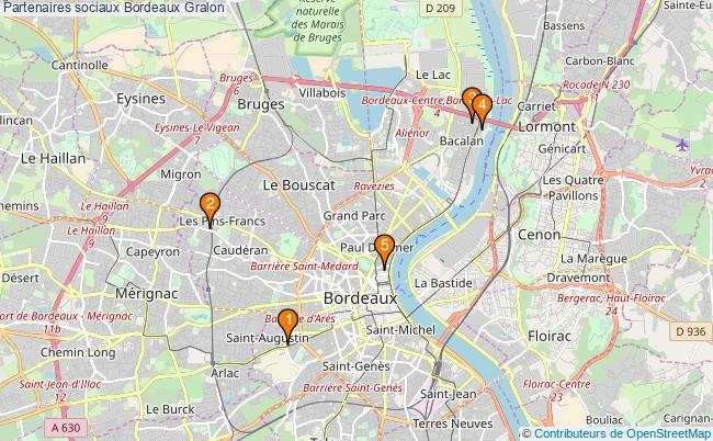 plan Partenaires sociaux Bordeaux Associations partenaires sociaux Bordeaux : 5 associations