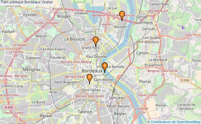 plan Parti politique Bordeaux Associations parti politique Bordeaux : 8 associations