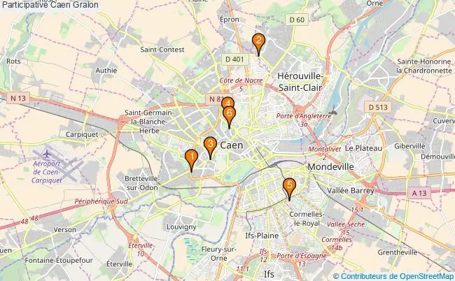 plan Participative Caen Associations Participative Caen : 6 associations