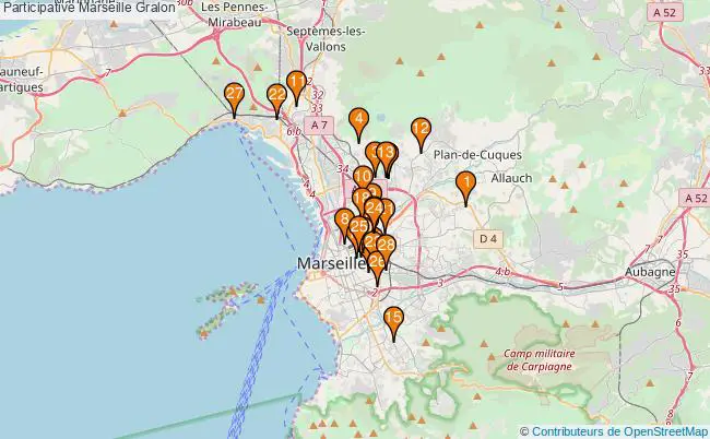 plan Participative Marseille Associations Participative Marseille : 41 associations