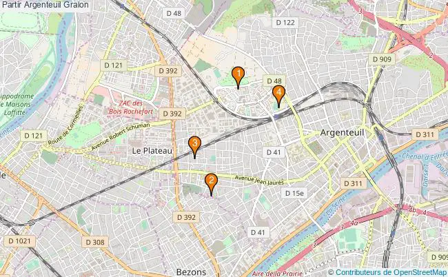 plan Partir Argenteuil Associations partir Argenteuil : 8 associations