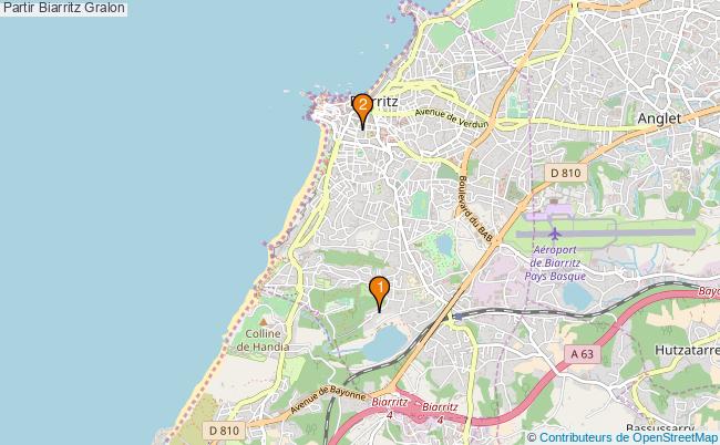 plan Partir Biarritz Associations partir Biarritz : 3 associations