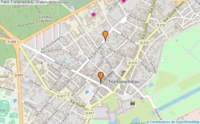 plan Partir Fontainebleau Associations partir Fontainebleau : 3 associations