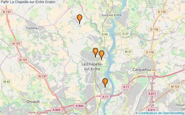 plan Partir La Chapelle-sur-Erdre Associations partir La Chapelle-sur-Erdre : 5 associations