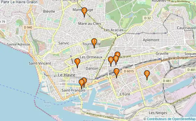 plan Partir Le Havre Associations partir Le Havre : 11 associations