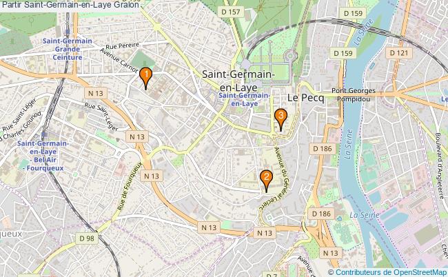 plan Partir Saint-Germain-en-Laye Associations partir Saint-Germain-en-Laye : 4 associations