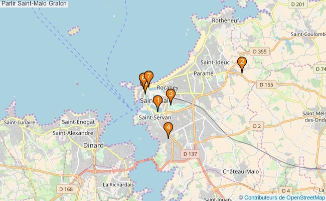 plan Partir Saint-Malo Associations partir Saint-Malo : 8 associations