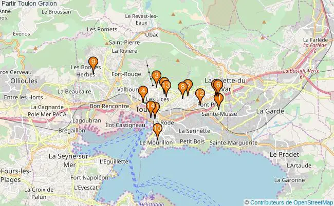 plan Partir Toulon Associations partir Toulon : 19 associations