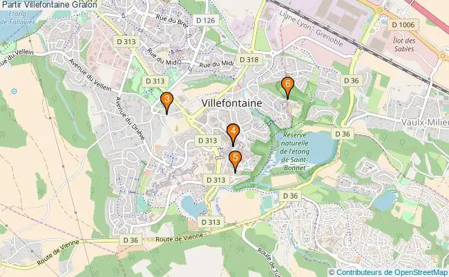 plan Partir Villefontaine Associations partir Villefontaine : 6 associations