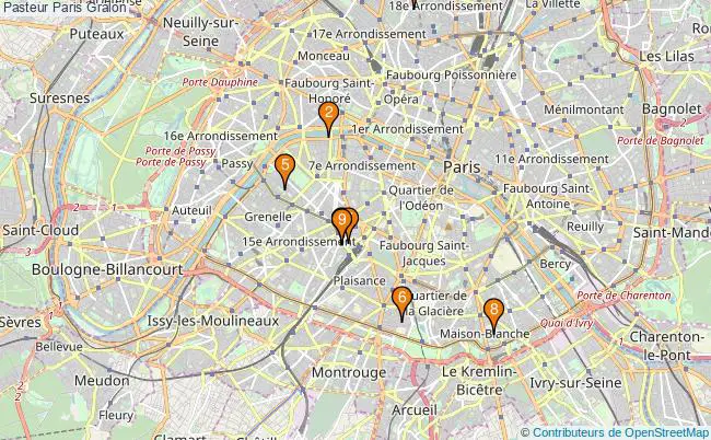 plan Pasteur Paris Associations pasteur Paris : 8 associations