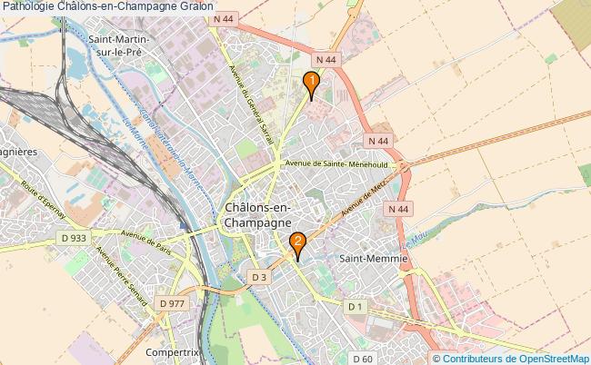 plan Pathologie Châlons-en-Champagne Associations pathologie Châlons-en-Champagne : 2 associations