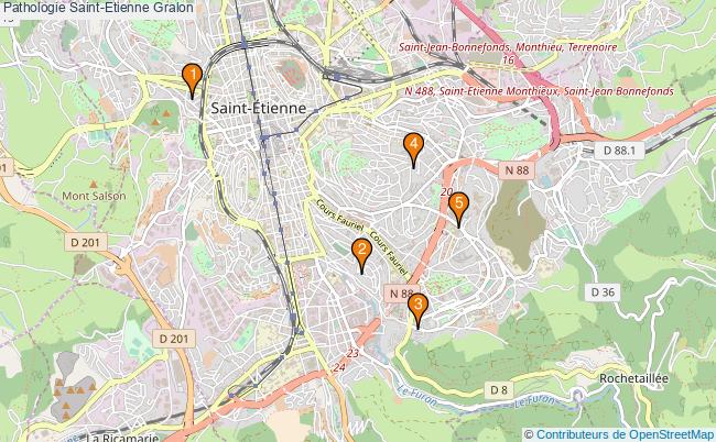 plan Pathologie Saint-Etienne Associations pathologie Saint-Etienne : 4 associations