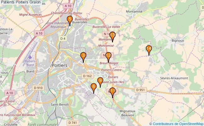 plan Patients Poitiers Associations Patients Poitiers : 14 associations
