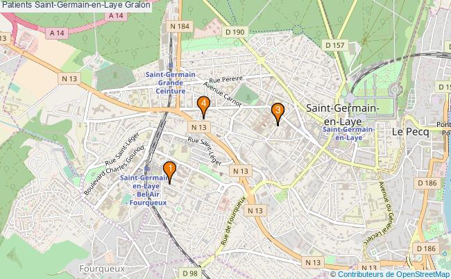plan Patients Saint-Germain-en-Laye Associations Patients Saint-Germain-en-Laye : 4 associations
