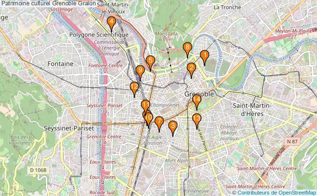 plan Patrimoine culturel Grenoble Associations patrimoine culturel Grenoble : 18 associations