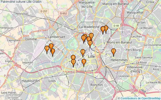 plan Patrimoine culturel Lille Associations patrimoine culturel Lille : 16 associations