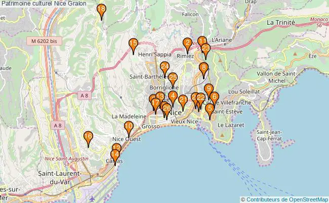plan Patrimoine culturel Nice Associations patrimoine culturel Nice : 27 associations