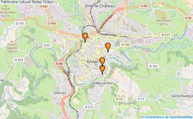plan Patrimoine culturel Rodez Associations patrimoine culturel Rodez : 4 associations