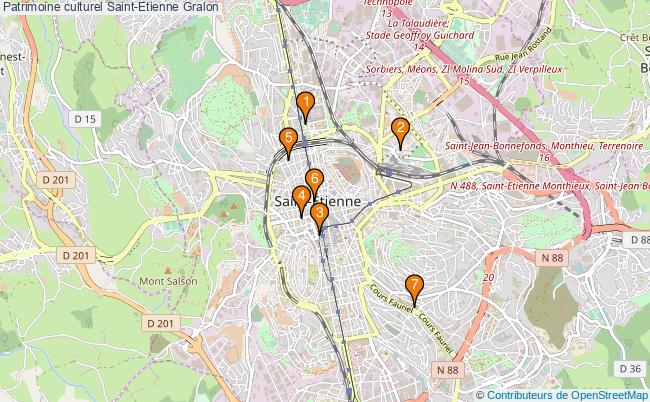 plan Patrimoine culturel Saint-Etienne Associations patrimoine culturel Saint-Etienne : 8 associations