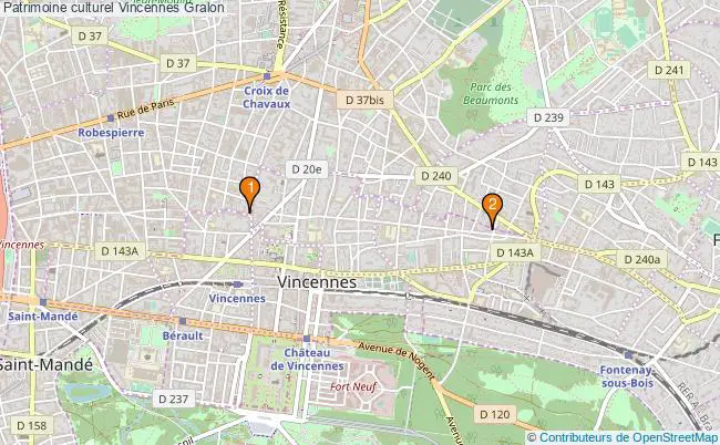 plan Patrimoine culturel Vincennes Associations patrimoine culturel Vincennes : 4 associations