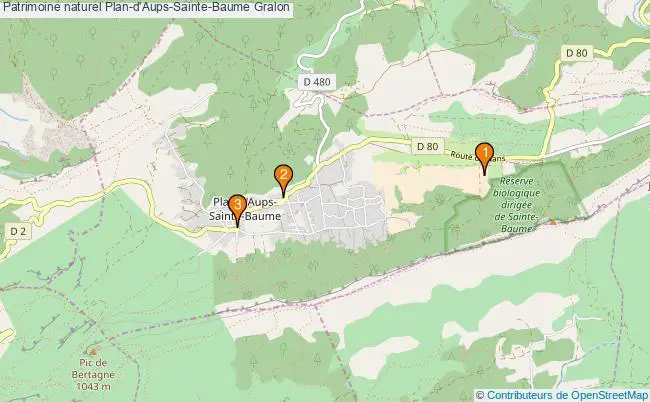 plan Patrimoine naturel Plan-d'Aups-Sainte-Baume Associations Patrimoine naturel Plan-d'Aups-Sainte-Baume : 4 associations