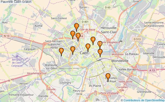plan Pauvreté Caen Associations pauvreté Caen : 11 associations