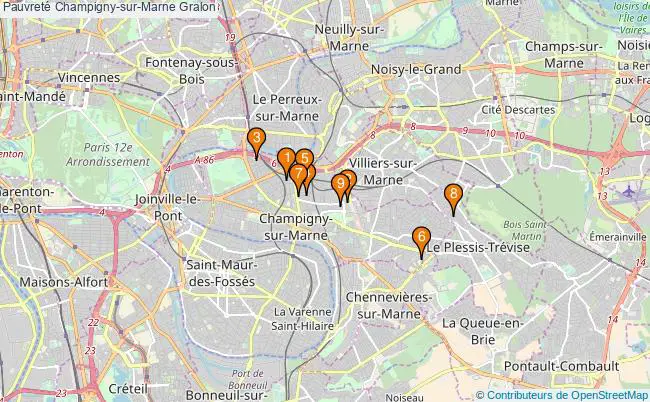 plan Pauvreté Champigny-sur-Marne Associations pauvreté Champigny-sur-Marne : 18 associations