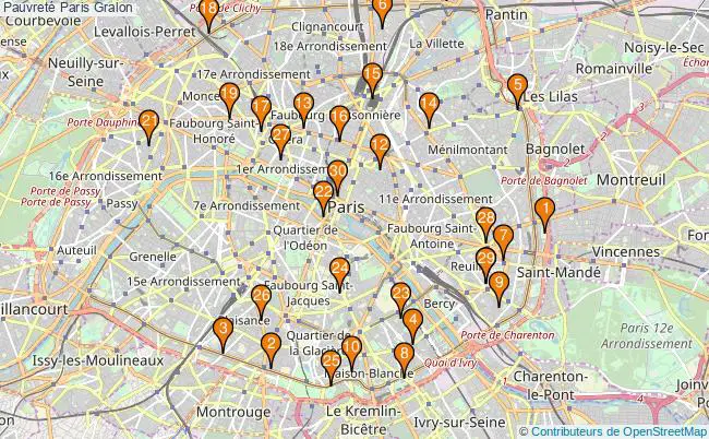 plan Pauvreté Paris Associations pauvreté Paris : 561 associations