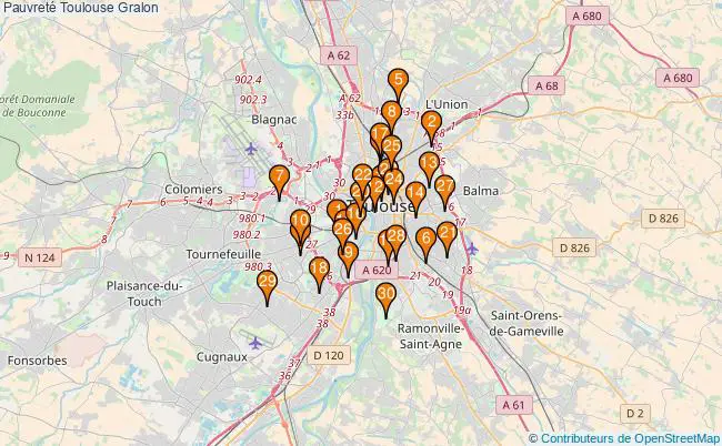 plan Pauvreté Toulouse Associations pauvreté Toulouse : 66 associations
