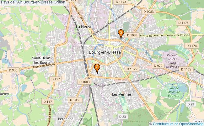 plan Pays de l'Ain Bourg-en-Bresse Associations Pays de l'Ain Bourg-en-Bresse : 3 associations