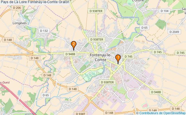 plan Pays de La Loire Fontenay-le-Comte Associations Pays de La Loire Fontenay-le-Comte : 1 associations