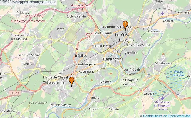 plan Pays développés Besançon Associations pays développés Besançon : 2 associations