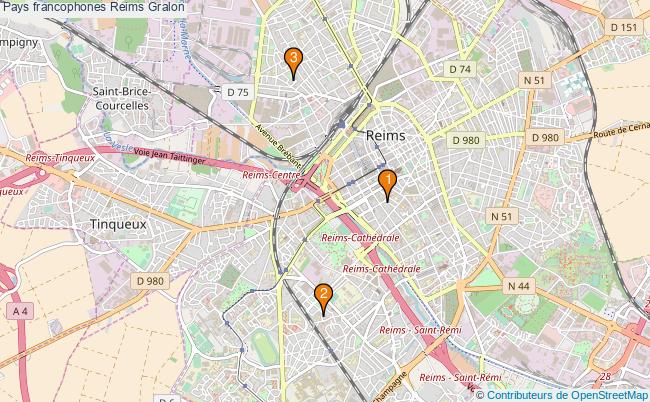plan Pays francophones Reims Associations pays francophones Reims : 4 associations
