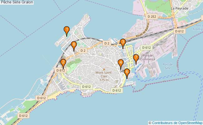 plan Pêche Sète Associations pêche Sète : 11 associations