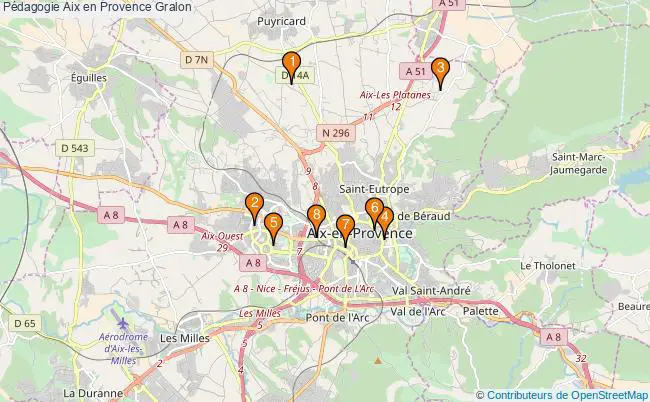 plan Pédagogie Aix en Provence Associations pédagogie Aix en Provence : 8 associations