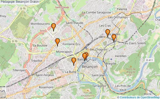 plan Pédagogie Besançon Associations pédagogie Besançon : 10 associations