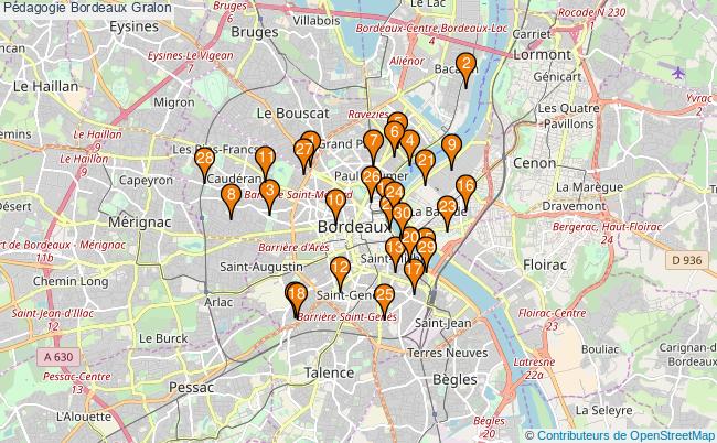 plan Pédagogie Bordeaux Associations pédagogie Bordeaux : 39 associations