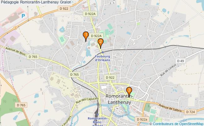plan Pédagogie Romorantin-Lanthenay Associations pédagogie Romorantin-Lanthenay : 3 associations