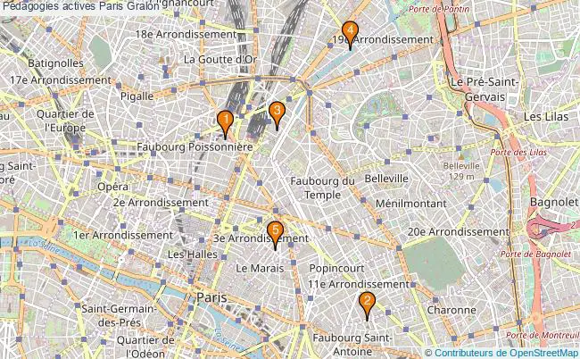 plan Pédagogies actives Paris Associations pédagogies actives Paris : 7 associations