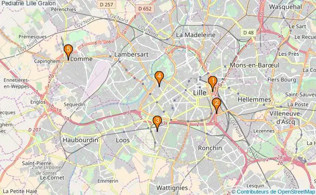 plan Pediatrie Lille Associations pediatrie Lille : 6 associations